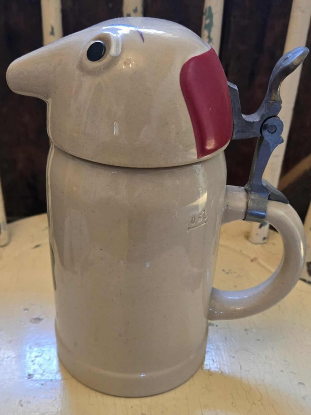 Vintage Dooley Beer Stein – Original King 7 – Western Germany – 7" – Utica Club